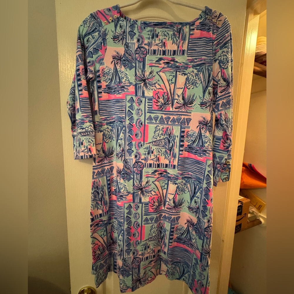 Lilly Pulitzer Sailboat Patterned Dress